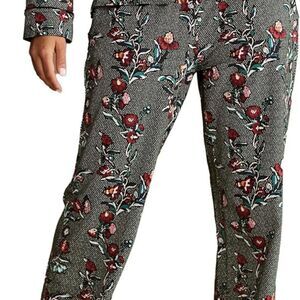 Vera Bradley Women's Perennials Noir Dot Knit Cotton & Spandex Pajama Pants Med